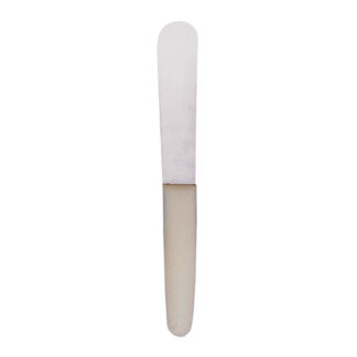 ESPATULA PARA ALGINATO ACERO INOX. (MANGO BLANCO)