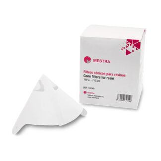 filtros cónicos para resinas