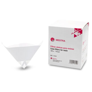 filtros cónicos para resinas