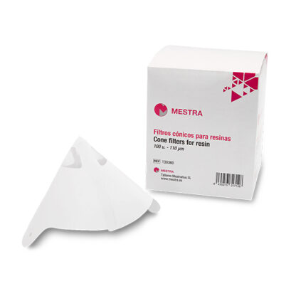 filtros cónicos para resinas