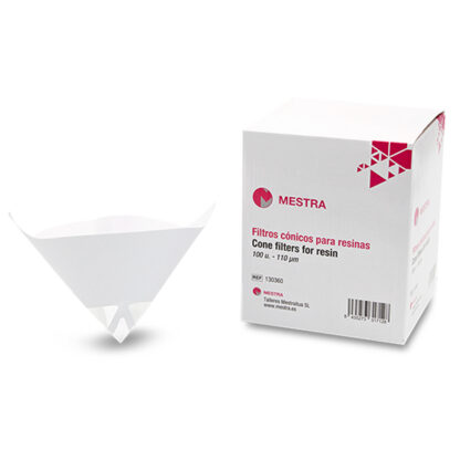 filtros cónicos para resinas